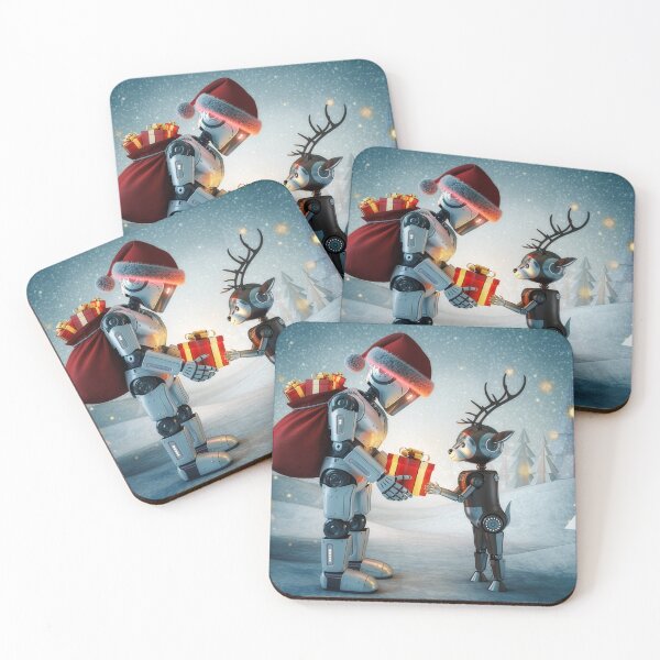 Item preview, Robo-Santa's Gift to Reindeer Bot designed and sold by Skullet-Designs.