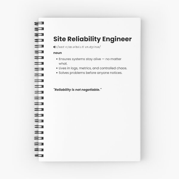 Item preview, Site Reliability Engineer Definition Shirt | SRE Gift for DevOps & Cloud Professionals designed and sold by Yuli Club.