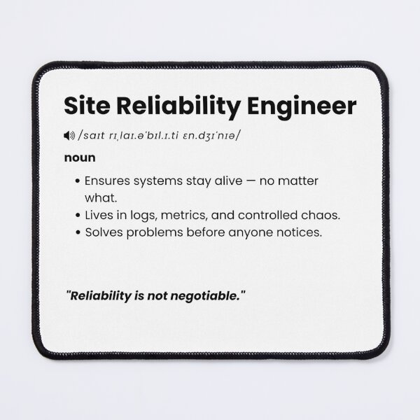 Item preview, Site Reliability Engineer Definition Shirt | SRE Gift for DevOps & Cloud Professionals designed and sold by Yuli Club.