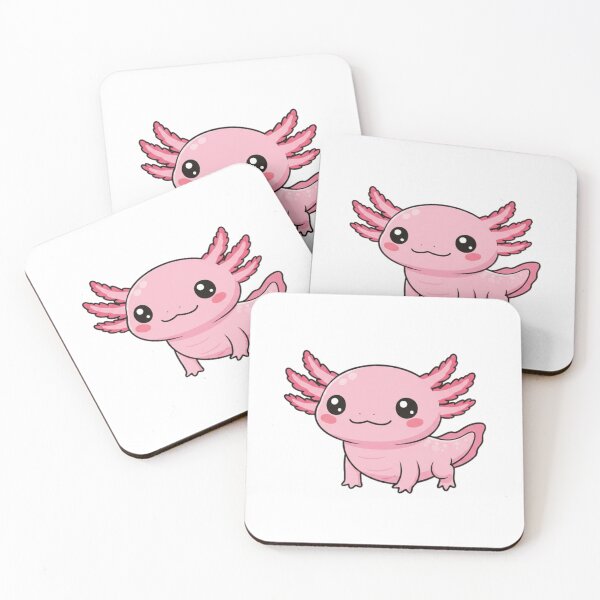 Item preview, Tiny Baby Pink Axolotl Sticker designed and sold by Pattern Unhinged.