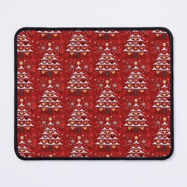 Item preview, Scandinavian Christmas Tree – Nordic Embroidery Holiday Design designed and sold by MiraLumeStudio.