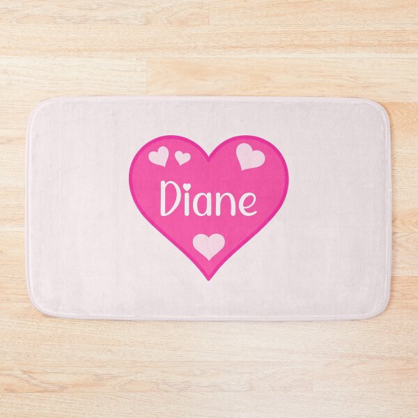 Item preview, Diane Name Pink Heart  designed and sold by Jeallan Designs.