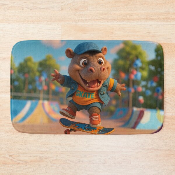 Item preview, Skater Gorgops Hippopotamus designed and sold by Sillytoe.