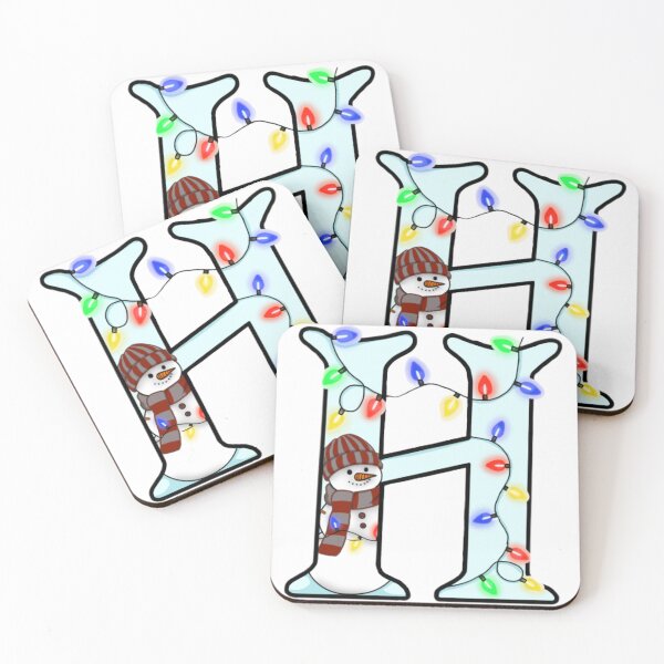Item preview, Holiday themed letter H designed and sold by Artistkhg.