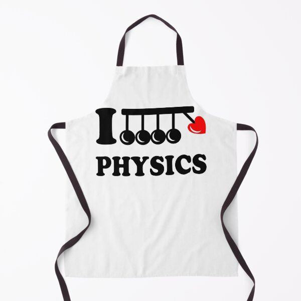 Item preview, Funny Nerdy I Heart Physics Newton's Cradle Physicist Science Teacher Black Text designed and sold by MathWare MathClips.