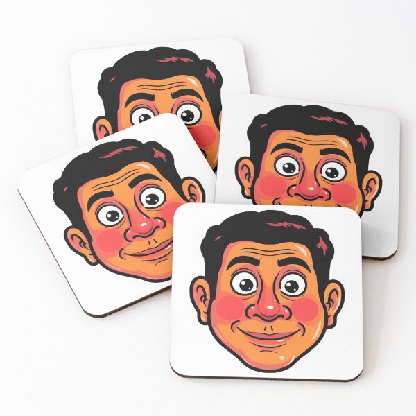 Item preview, Funny Cartoon Face Sticker – Bold Comic Character with Big Eyes designed and sold by Pigmentra.