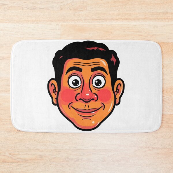 Item preview, Funny Cartoon Face Sticker – Bold Comic Character with Big Eyes designed and sold by Pigmentra.