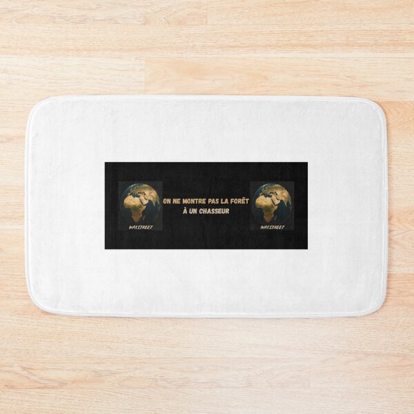 Item preview, "You don't show the forest to a hunter" — Inspiring African proverb designed and sold by WaxStreet.