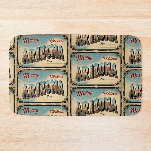 Item preview, Merry Christmas From Arizona USA Postcard Greetings Retro Travel Vintage designed and sold by TravelPostcardGems.
