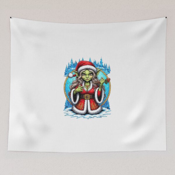 Item preview, Goblin Santa Claus Fantasy Character – Whimsical Holiday Design designed and sold by Sweet Dreams & Fantasia.