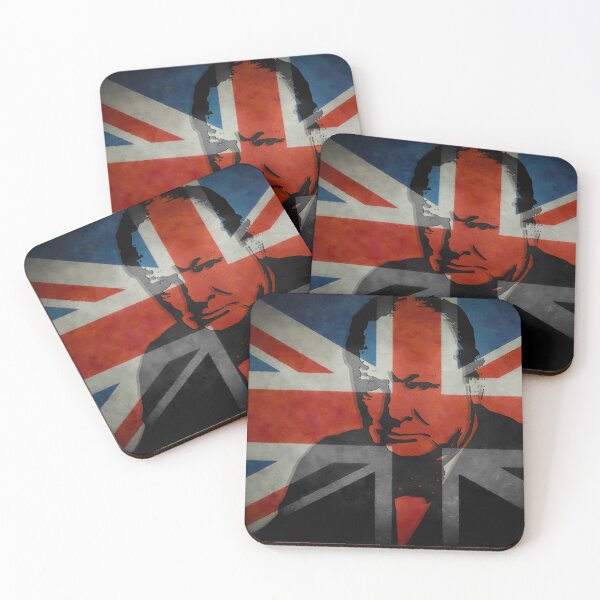 Item preview, Sir Winston Churchill Union Jack designed and sold by CEastwoodPhotos.