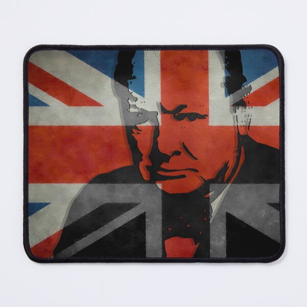Item preview, Sir Winston Churchill Union Jack designed and sold by CEastwoodPhotos.