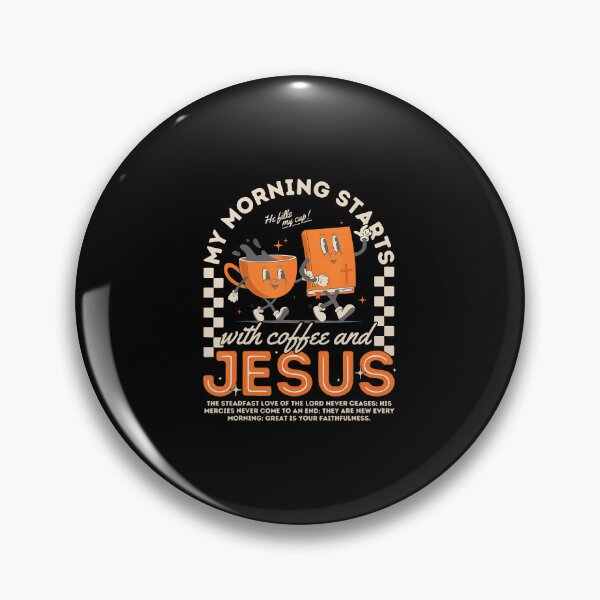 Item preview, My Morning Starts With Coffee Jesus Christian Bible Verse designed and sold by TamaraIrma.