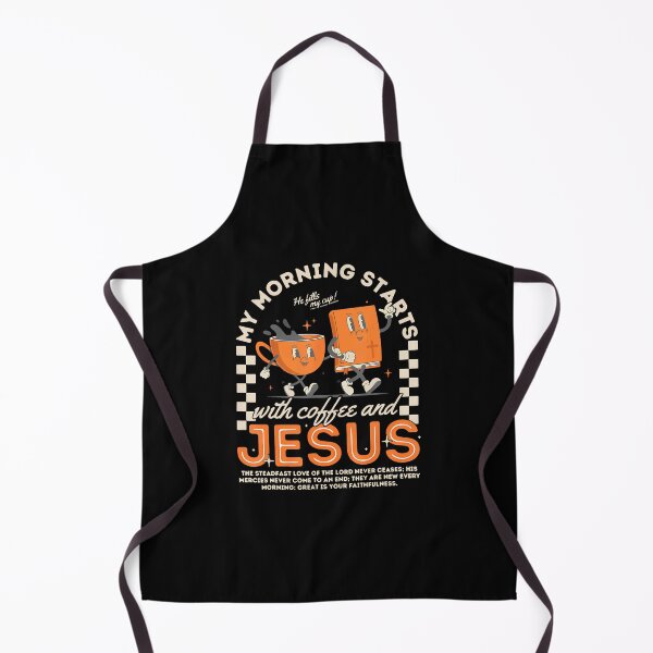 Item preview, My Morning Starts With Coffee Jesus Christian Bible Verse designed and sold by TamaraIrma.
