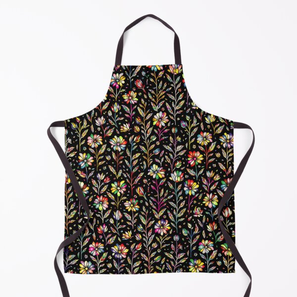 Item preview, Colorful Flowers On A dark Background Floral designed and sold by Lovemountain.