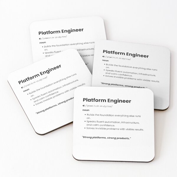 Item preview, Platform Engineer Definition Shirt | Funny Tech Gift for DevOps & Cloud Teams designed and sold by Yuli Club.