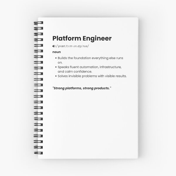 Item preview, Platform Engineer Definition Shirt | Funny Tech Gift for DevOps & Cloud Teams designed and sold by Yuli Club.