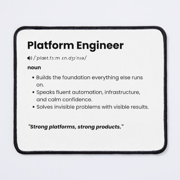 Item preview, Platform Engineer Definition Shirt | Funny Tech Gift for DevOps & Cloud Teams designed and sold by Yuli Club.