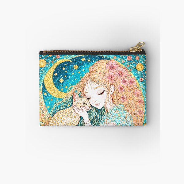Item preview, Beautiful girl with a cat. designed and sold by Natalia-Vlad.