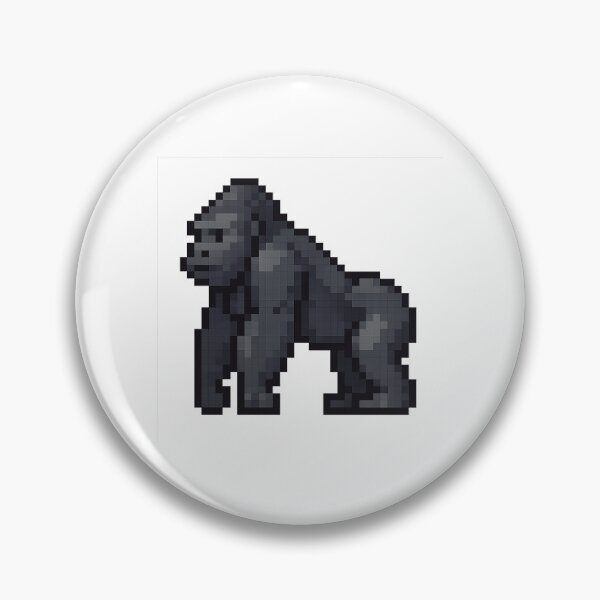 Item preview, Gorilla Pixel Art designed and sold by XNamishX40.