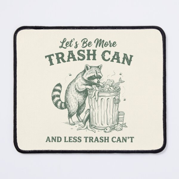 Item preview, Trash Can & Trash Can't Sarcastic Raccoon Retro designed and sold by Y-Vibes.