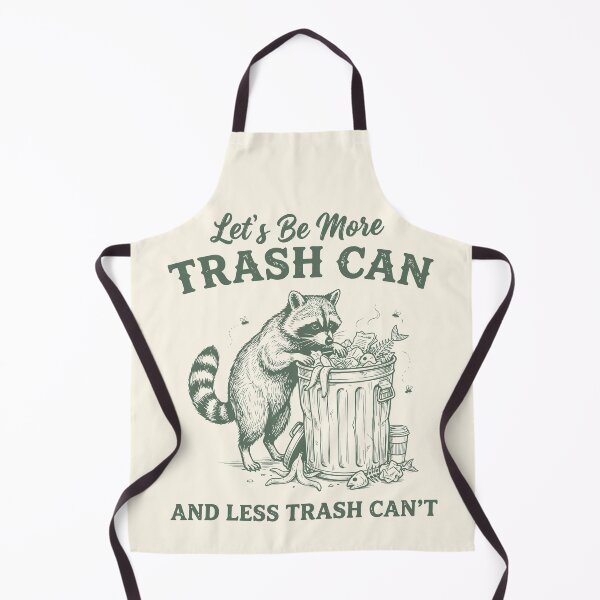 Item preview, Trash Can & Trash Can't Sarcastic Raccoon Retro designed and sold by Y-Vibes.