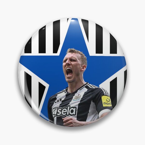 Item preview, Newcastle United Blue Star Fan Art – Big Dan Burn Tribute Design designed and sold by Pokah79.