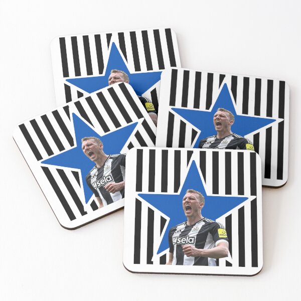 Item preview, Newcastle United Blue Star Fan Art – Big Dan Burn Tribute Design designed and sold by Pokah79.