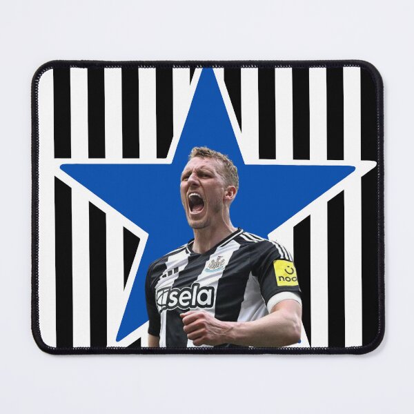 Item preview, Newcastle United Blue Star Fan Art – Big Dan Burn Tribute Design designed and sold by Pokah79.