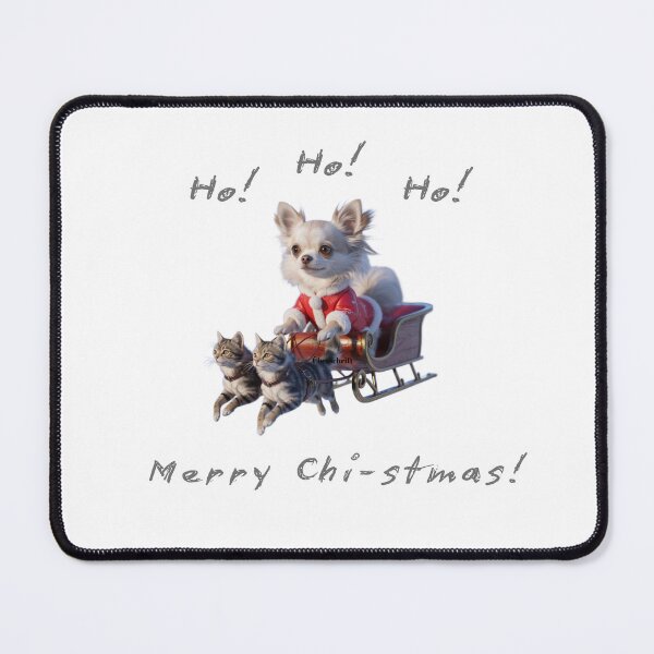 Item preview, Chihuahua as Santa Claus Ho! Ho! Ho! designed and sold by DogVibe - RexStudio.