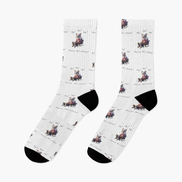 Item preview, Chihuahua as Santa Claus Ho! Ho! Ho! designed and sold by DogVibe - RexStudio.