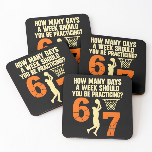 Item preview, How Many Days 6-7 Funny Basketball Meme designed and sold by URGlden.