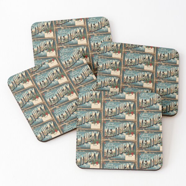 Item preview, Merry Christmas From Kentucky USA Postcard Greetings Retro Travel Vintage designed and sold by TravelPostcardGems.