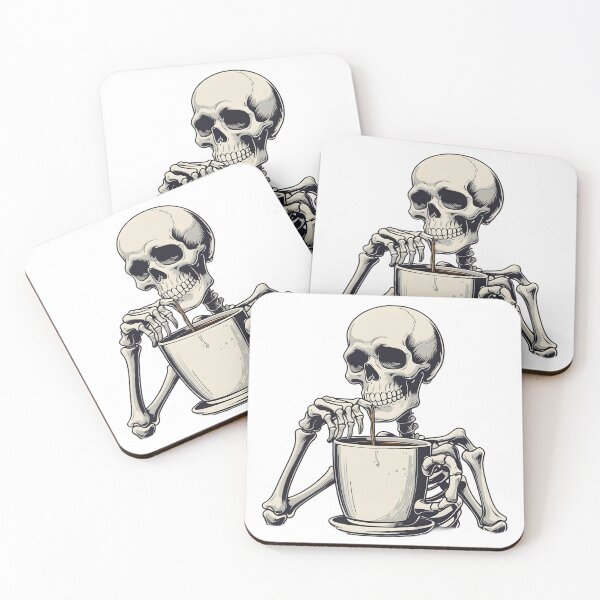 Item preview, Dead but Caffeinated designed and sold by InkDropShop3112.