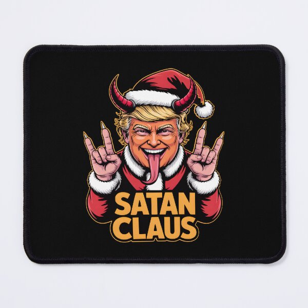 Item preview, Satan Claus Funny Anti-Trump Christmas designed and sold by EthosWear.