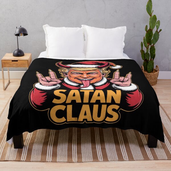 Item preview, Satan Claus Funny Anti-Trump Christmas designed and sold by EthosWear.