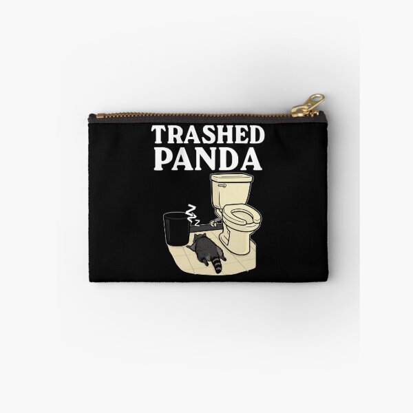 Item preview, TRASHED PANDA | Funny Raccoon Passed Out Toilet Humor designed and sold by CaffeineDose.