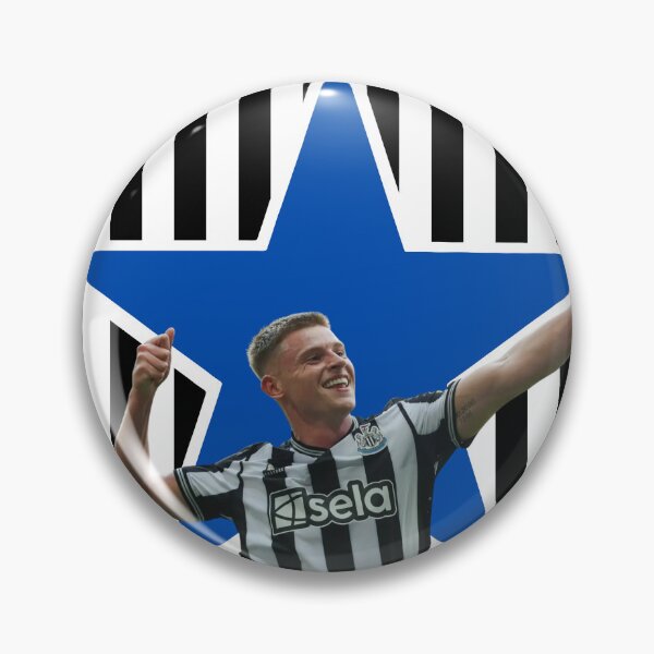 Item preview, Newcastle United Blue Star Fan Art – Harvey Barnes Tribute Design designed and sold by Pokah79.