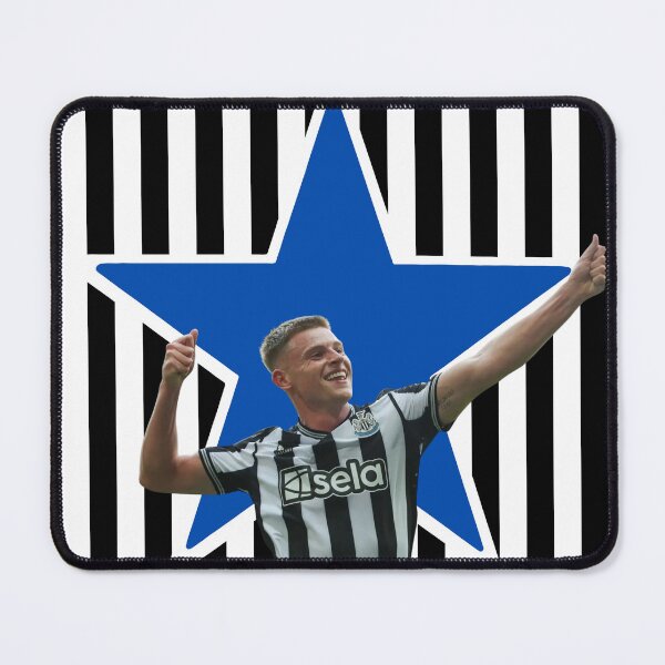 Item preview, Newcastle United Blue Star Fan Art – Harvey Barnes Tribute Design designed and sold by Pokah79.