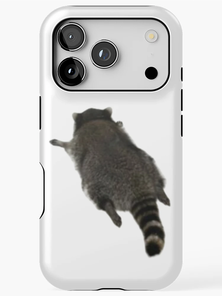 Thumbnail 1 of 4, iPhone Case, Trashed Panda Raccoon Sticker designed and sold by Pattern Unhinged.