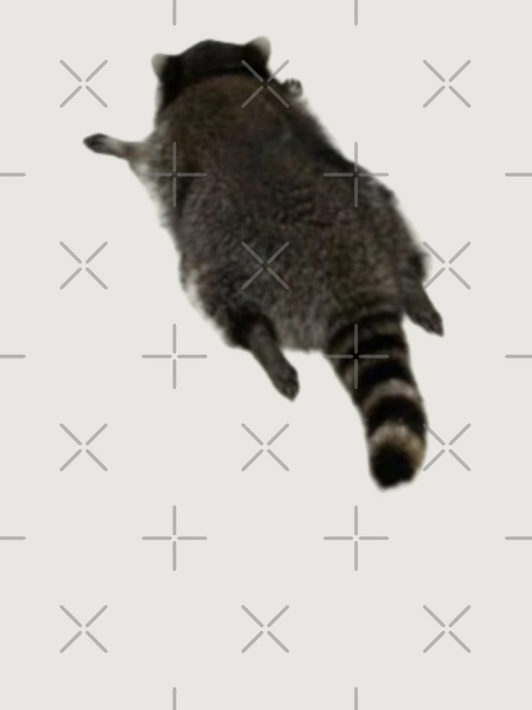 Thumbnail 6 of 6, Premium Oversized Sweatshirt, Trashed Panda Raccoon Sticker designed and sold by Pattern Unhinged.
