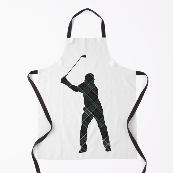 Item preview, Tartan Golfer Silhouette | Scottish Golf "Highland Swing" designed and sold by Loom on the Loch.