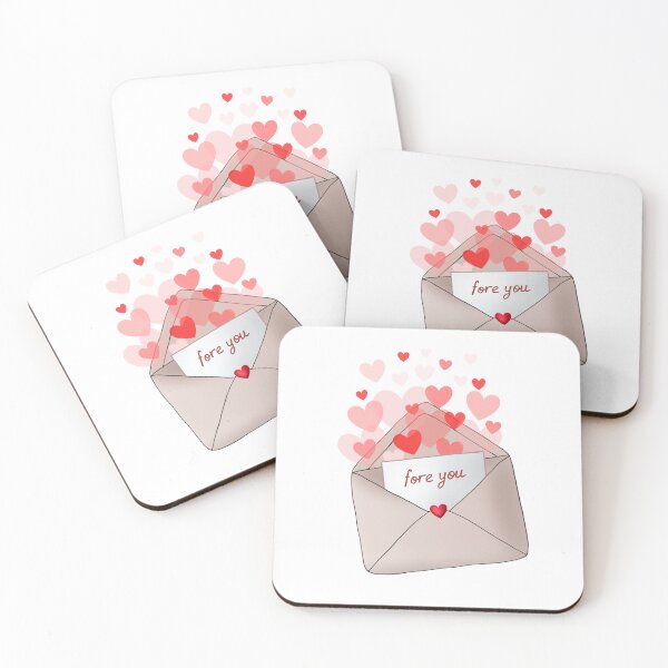 Item preview, Love Envelope with Hearts – “For You” designed and sold by LiudmylaMaika.