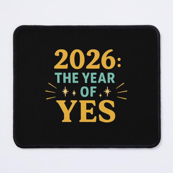 Item preview, 2026 The Year of YES - Motivational New Year Tee designed and sold by PunchDrop.