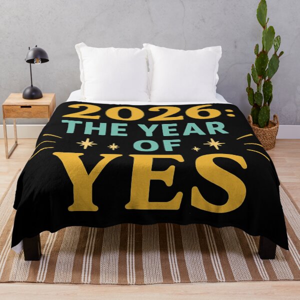 Item preview, 2026 The Year of YES - Motivational New Year Tee designed and sold by PunchDrop.