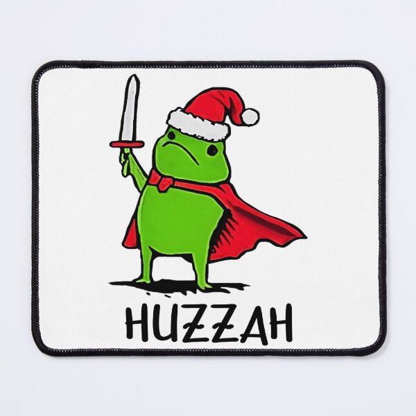 Item preview, Christmas Huzzah Knight Frog With A Sword designed and sold by Mado Shop.
