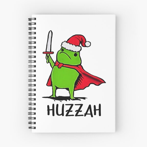 Item preview, Christmas Huzzah Knight Frog With A Sword designed and sold by Mado Shop.