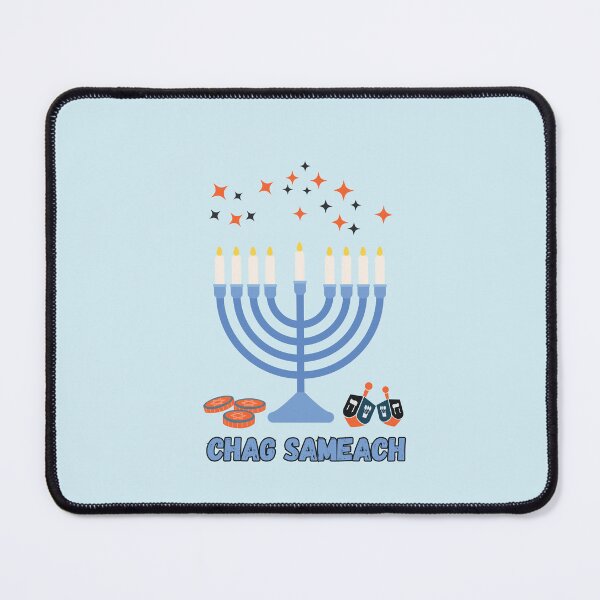 Item preview, Chag Sameach Happy Hanukkah or Chanukah designed and sold by Nupitz.