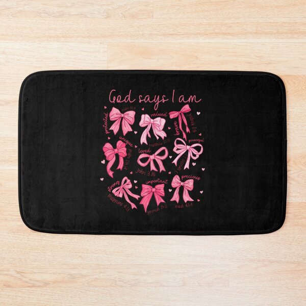 Item preview, God Says I Am Coquette Bow Christian Jesus Faith Bible Verse designed and sold by TamaraIrma.