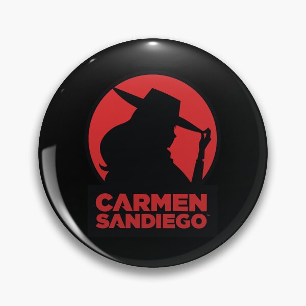 Item preview, Carmen Sandiego - La femme rouge black silhouette designed and sold by Valuxcreates.